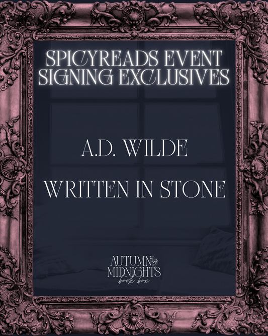 A.D. Wilde - SpicyReads Event Signing Exclusives